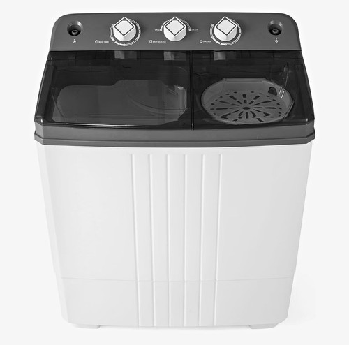 Portable twin tub top - portable, top-loading