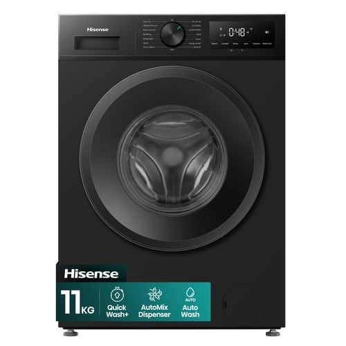 11kg washing machine black - washing,