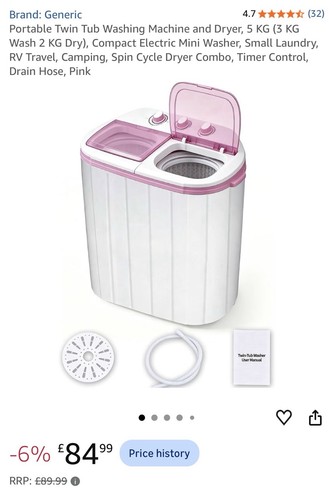 Generic twin tub portable mini - twin,