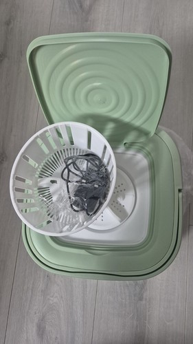 Green portable washing machine - portable,