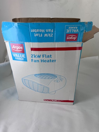 Argos 2kw flat fan heater - argos,